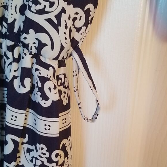 Vintage 80s multi-print polka dot pleated … - Picture 4 of 7